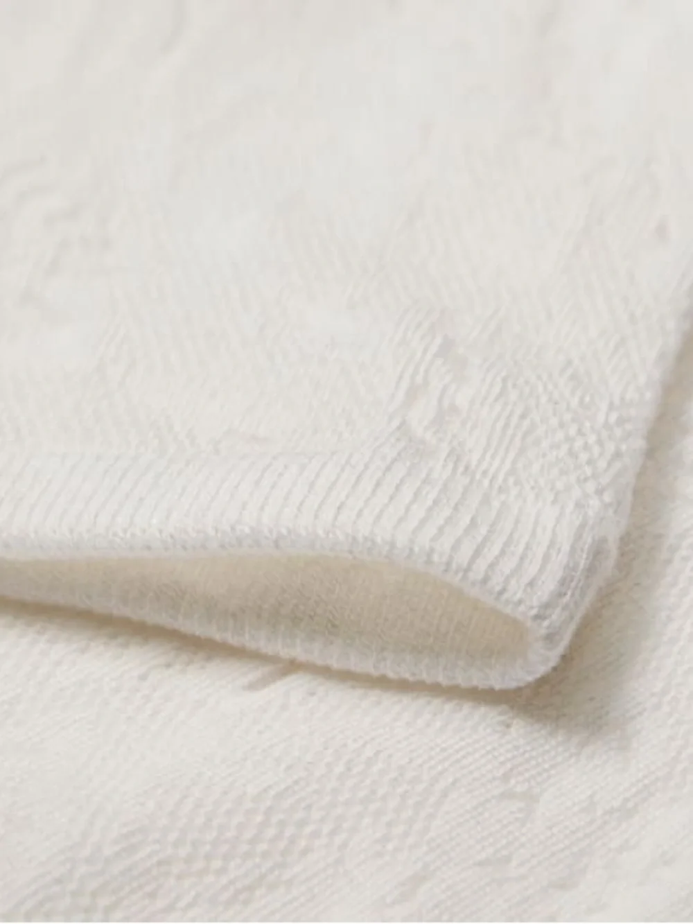 NWT Bombas Women’s Floral Lace Half Calf Socks in soft white size medium